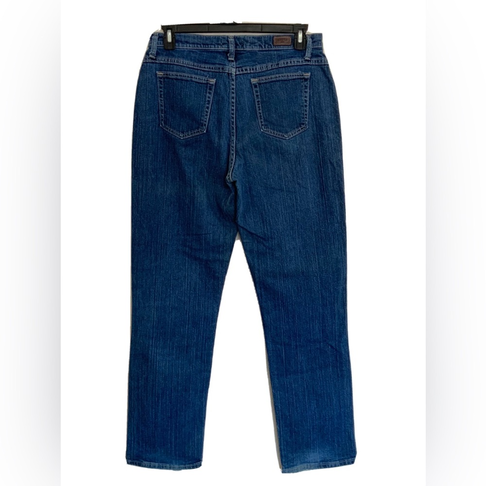 Riders by Lee Jeans Women 12 L Relaxed Fit Straight Leg High Waist Blue Mom